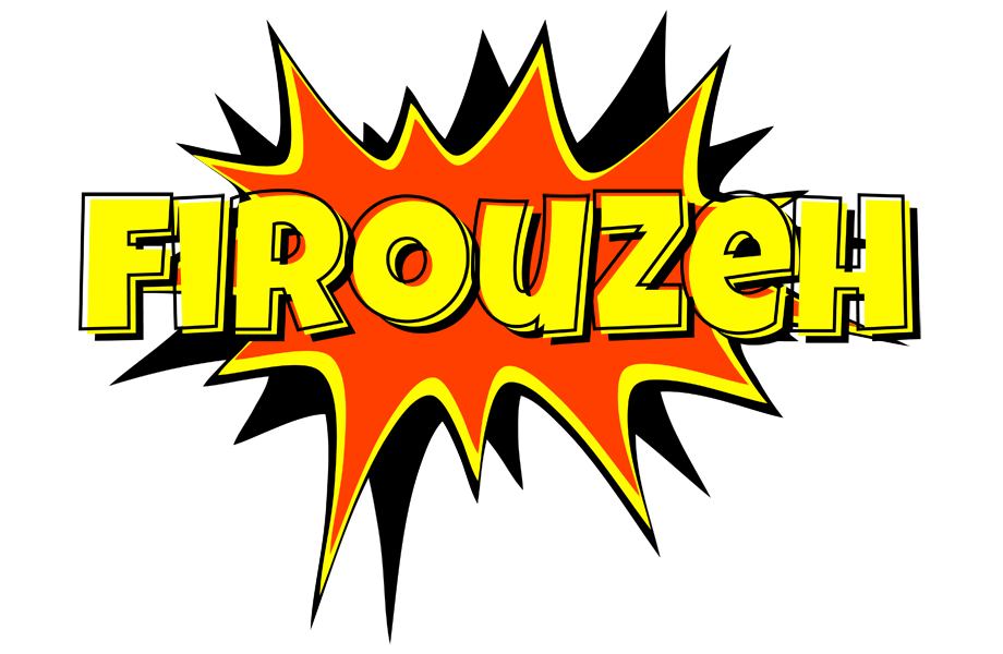 Firouzeh bazinga logo