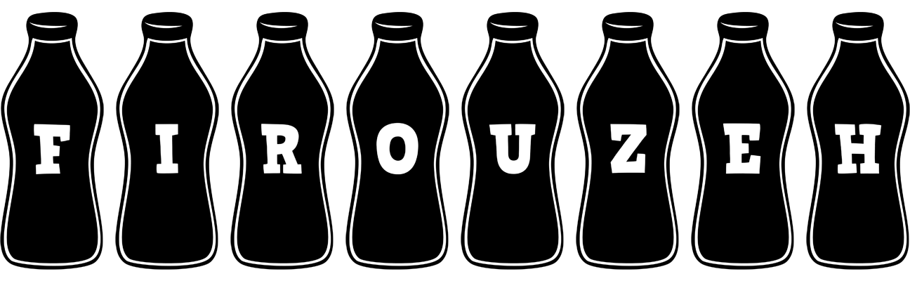 Firouzeh bottle logo
