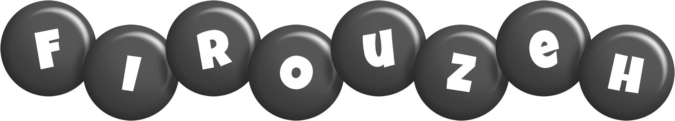 Firouzeh candy-black logo