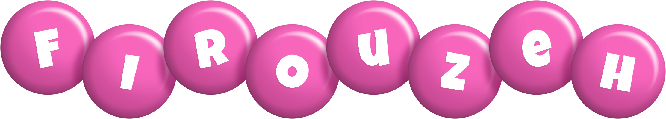Firouzeh candy-pink logo