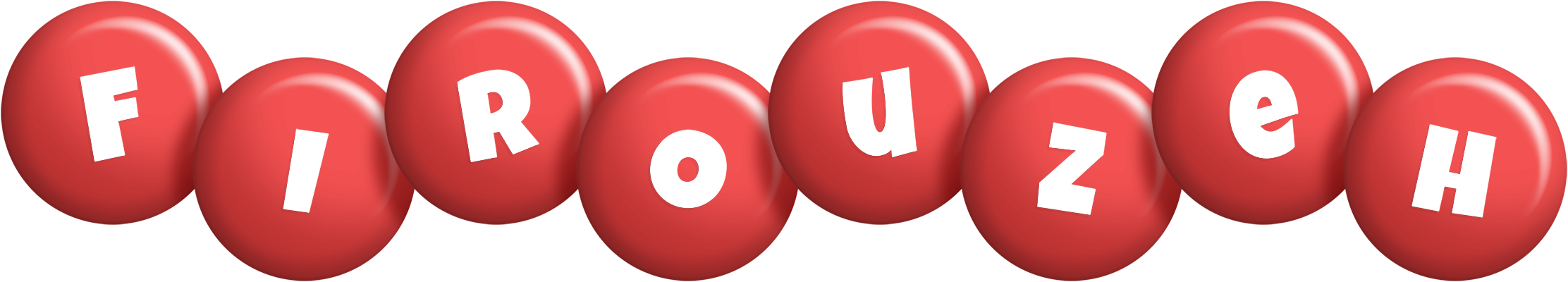 Firouzeh candy-red logo