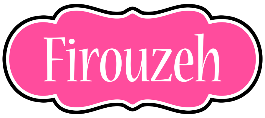Firouzeh invitation logo