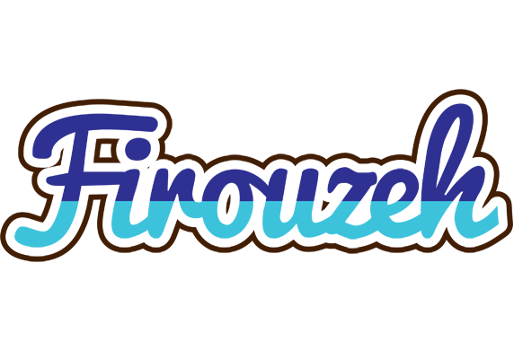 Firouzeh raining logo