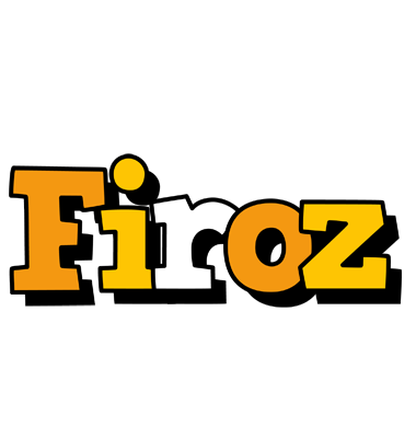Firoz cartoon logo
