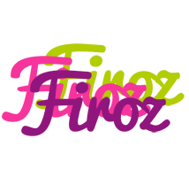 Firoz flowers logo