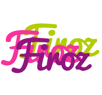 Firoz flowers logo