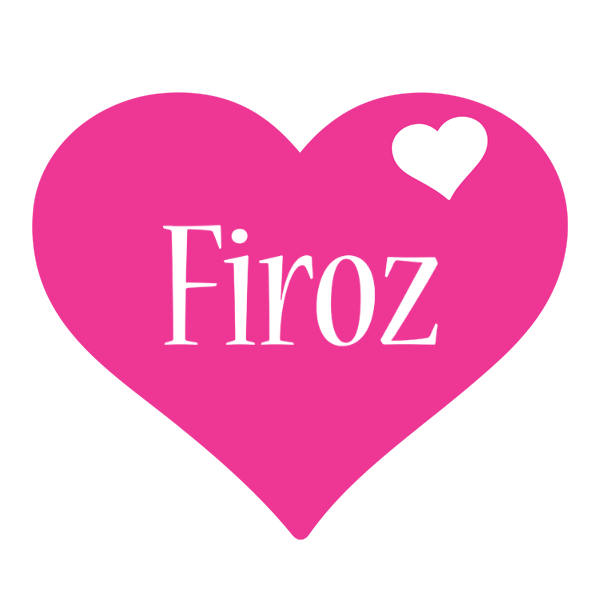 Firoz love-heart logo
