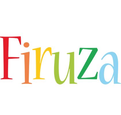 Firuza birthday logo