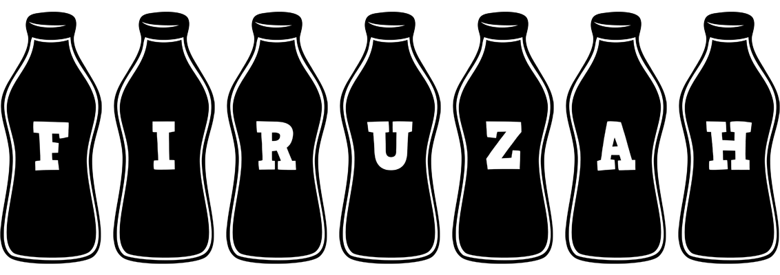 Firuzah bottle logo
