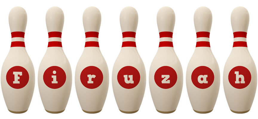 Firuzah bowling-pin logo