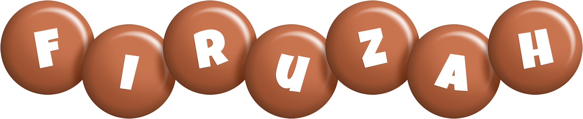 Firuzah candy-brown logo