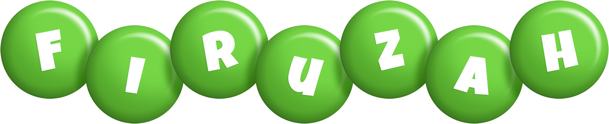 Firuzah candy-green logo