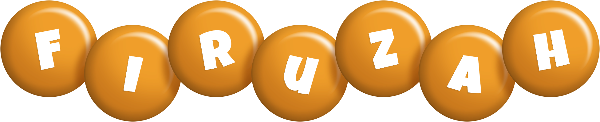 Firuzah candy-orange logo