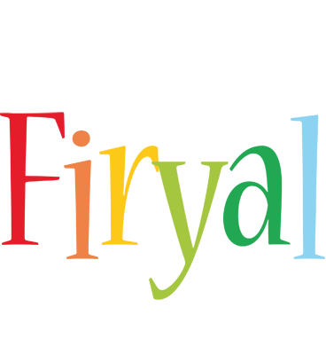 Firyal birthday logo