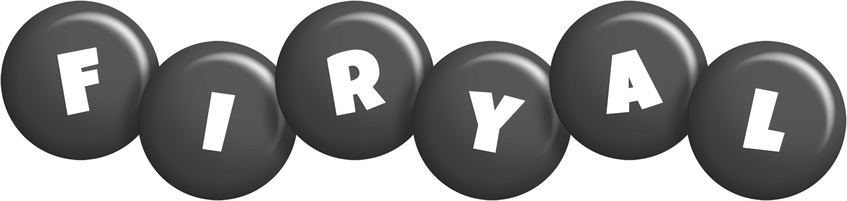 Firyal candy-black logo