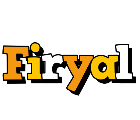 Firyal cartoon logo