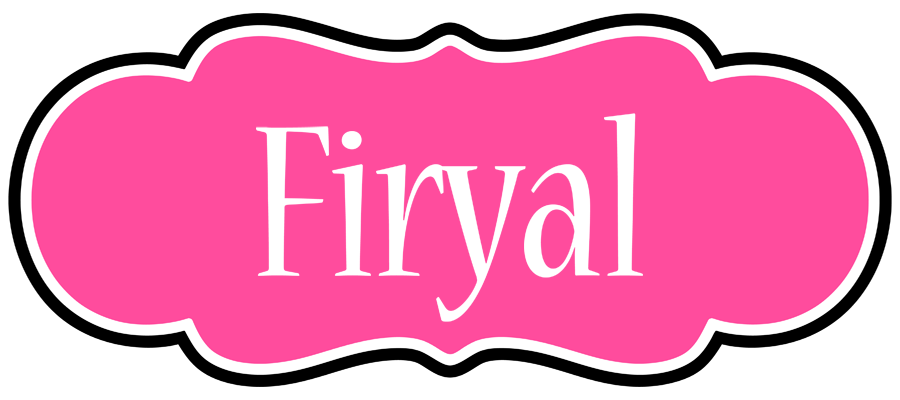 Firyal invitation logo