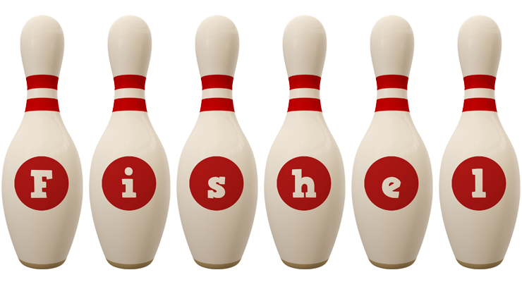 Fishel bowling-pin logo