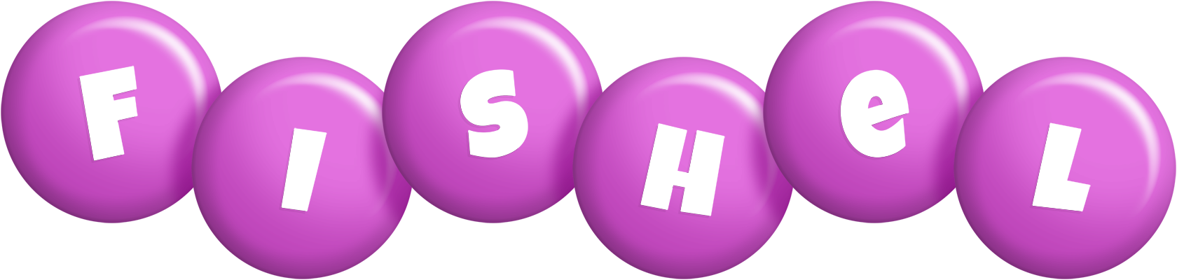 Fishel candy-purple logo