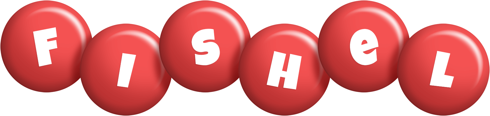 Fishel candy-red logo