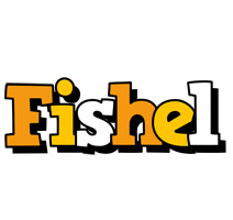 Fishel cartoon logo