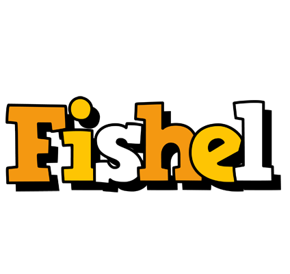 Fishel cartoon logo