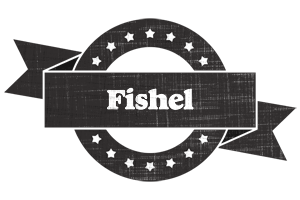 Fishel grunge logo