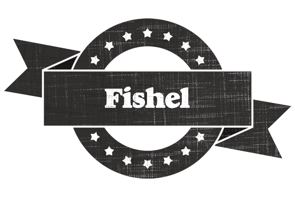 Fishel grunge logo