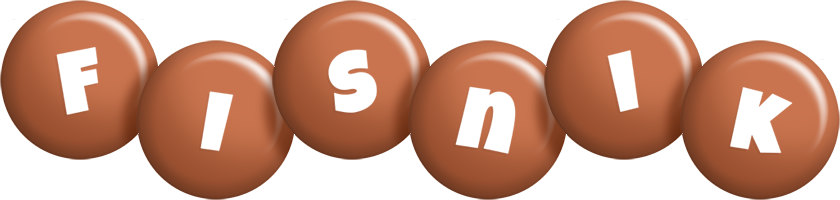 Fisnik candy-brown logo