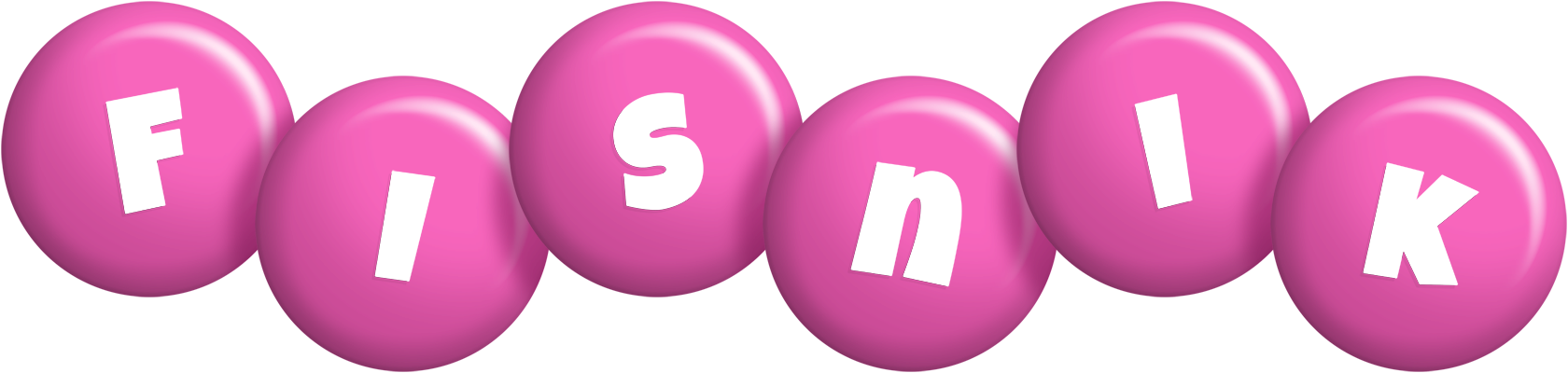Fisnik candy-pink logo