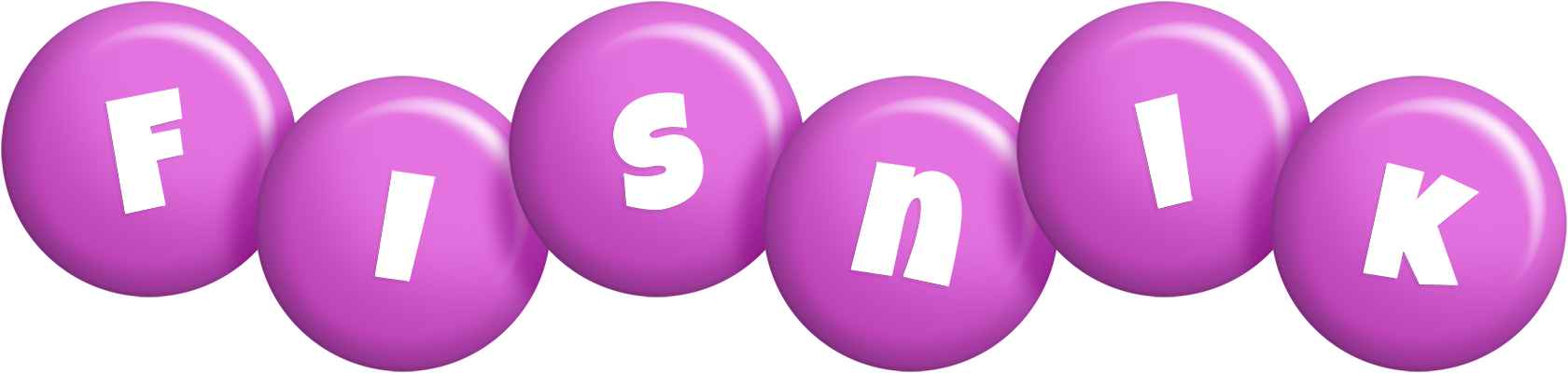 Fisnik candy-purple logo