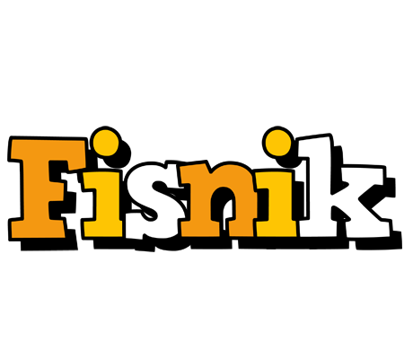 Fisnik cartoon logo