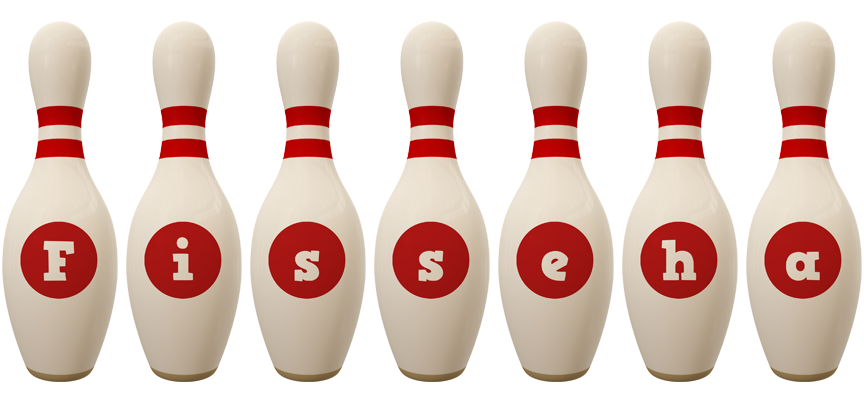 Fisseha bowling-pin logo