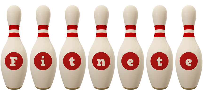 Fitnete bowling-pin logo