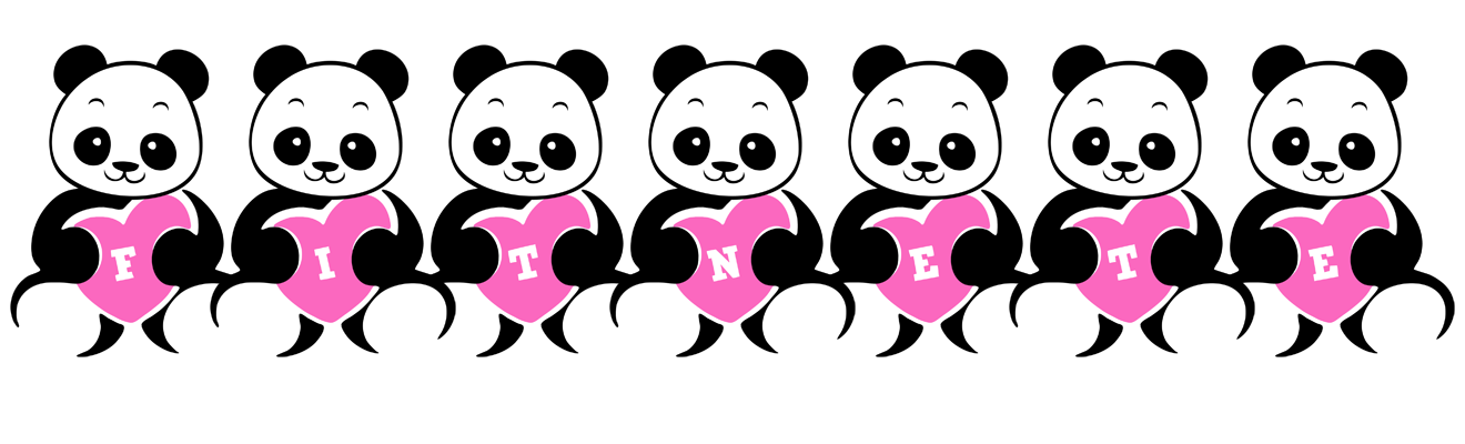 Fitnete love-panda logo