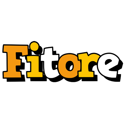Fitore cartoon logo