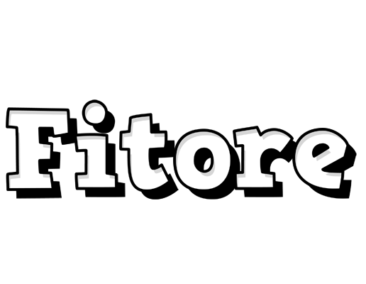 Fitore snowing logo