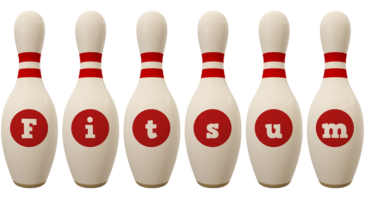 Fitsum bowling-pin logo