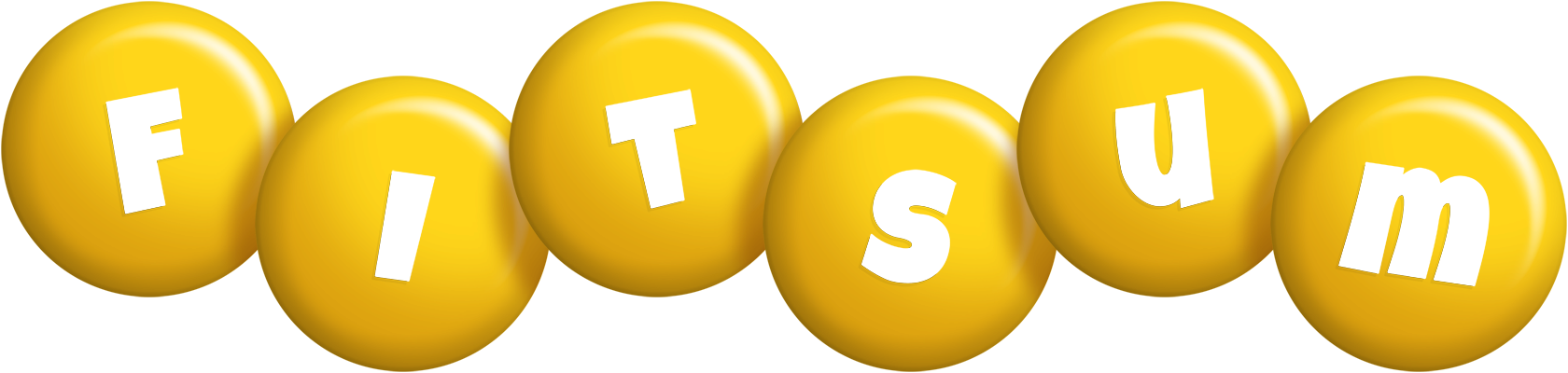 Fitsum candy-yellow logo