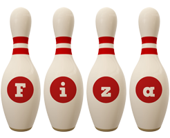 Fiza bowling-pin logo
