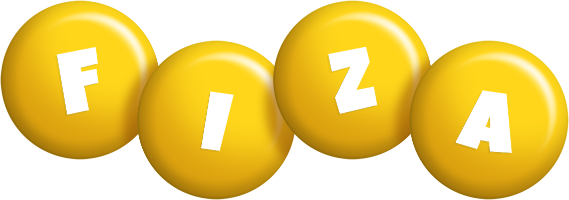 Fiza candy-yellow logo