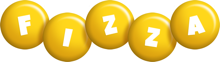 Fizza candy-yellow logo