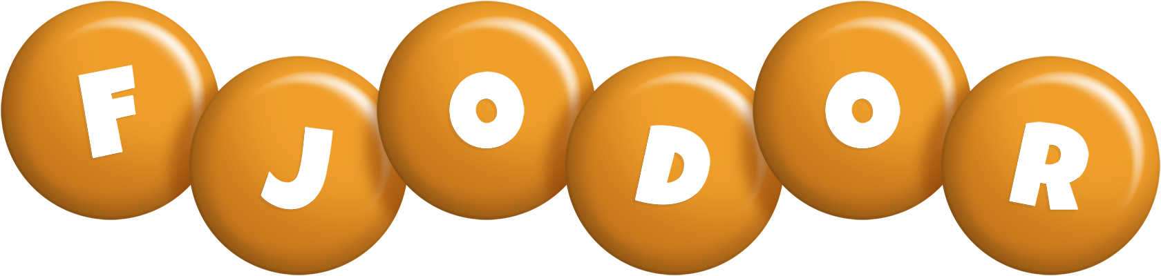 Fjodor candy-orange logo