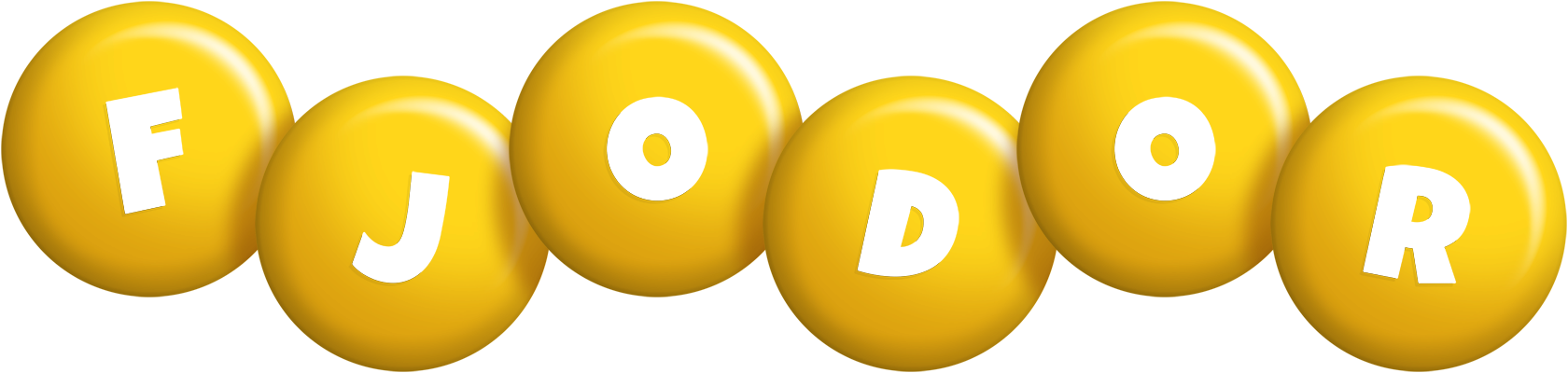 Fjodor candy-yellow logo