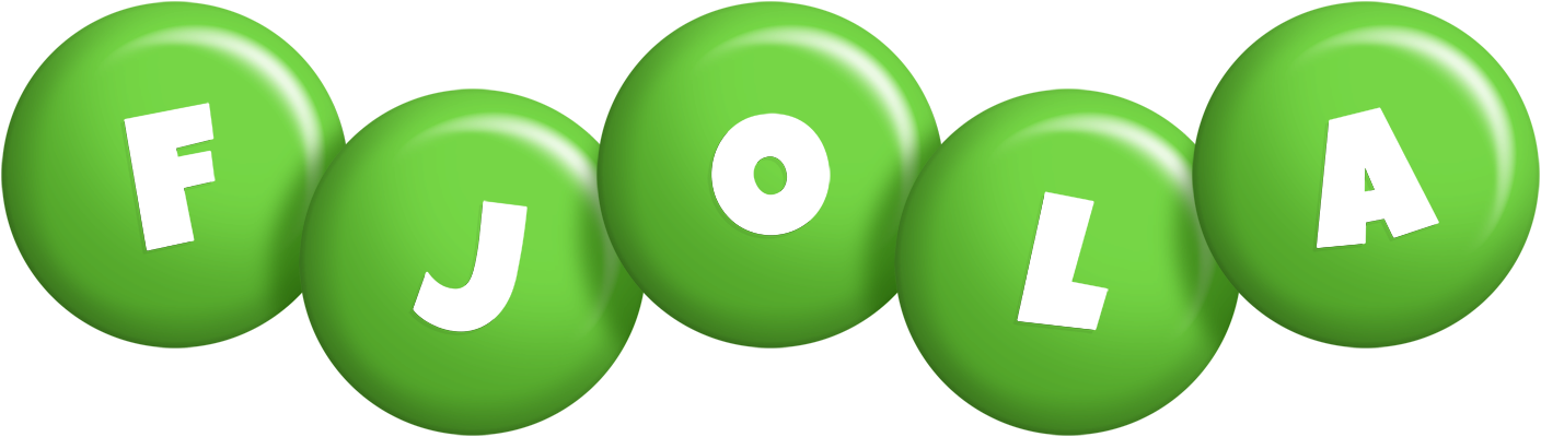 Fjola candy-green logo