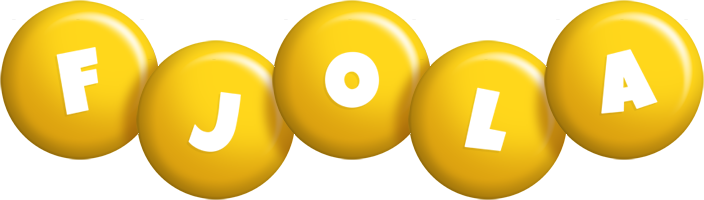 Fjola candy-yellow logo