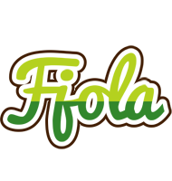 Fjola golfing logo