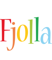 Fjolla birthday logo