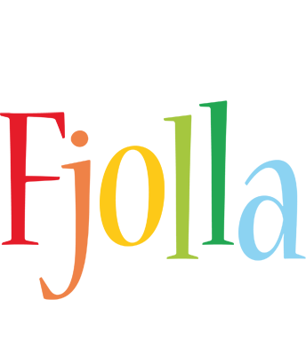Fjolla birthday logo