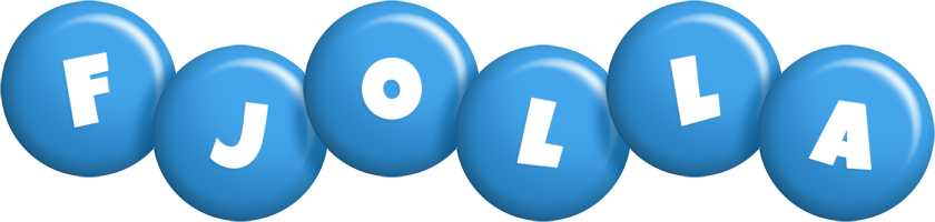 Fjolla candy-blue logo